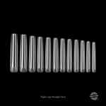 Tipbox Tips Straight Clear 120pcs