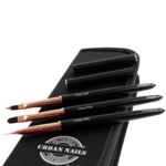 Rosegold penselen set in etui 3 stuks