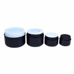 Empty Black UV Gel Jar 15g