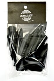 SHOWTIPS STILETTO zwart 72 stuks