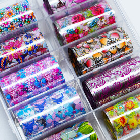 Urban Nails Nail art Foil Box - Flowers 01