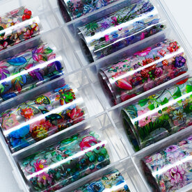 Urban Nails Nail art Foil Box - Flowers 03