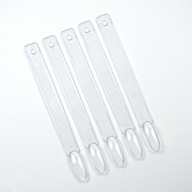 Color Pops Oval Clear 50st