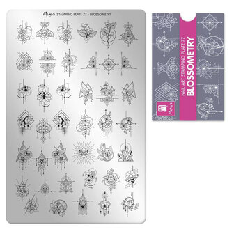 Moyra Stamping Plate 77 - Blossometry