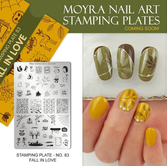 Moyra Stamping Plate 83 - Fall in love