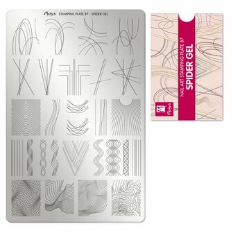 Moyra Stamping Plate 87 - Spider gel