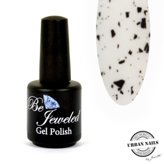 Eggshell Black gel polish
