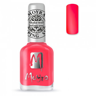 Moyra stamping nail polish SP20 Neon Pink
