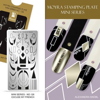 Moyra mini Stamping Plate 126 | Excuse My French