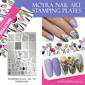 Moyra Stamping Plate 118