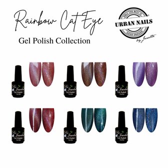 Rainbow Cat Eye Gel Polish Collection