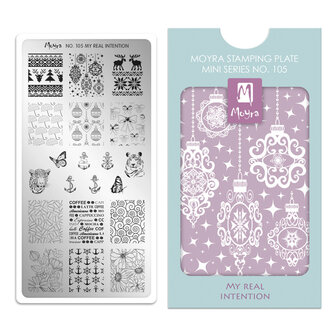 Moyra stamping plate mini 105 - My real intention