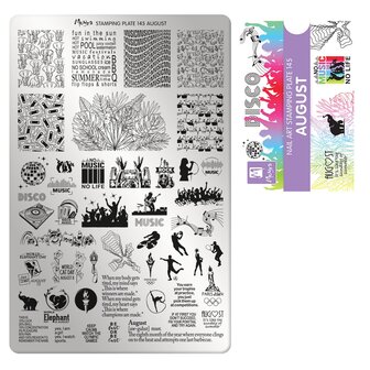 Moyra Stamping Plate 145 August