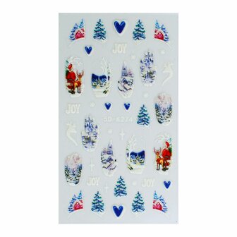 Nail Art Sticker Winter - 02