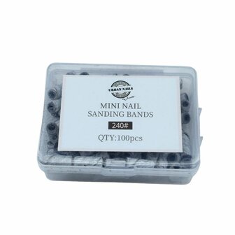 Mini Nail Sanding Bands White 240 grit | 100st