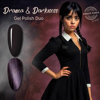 Drama &amp; Darkness Gel Polish Duo