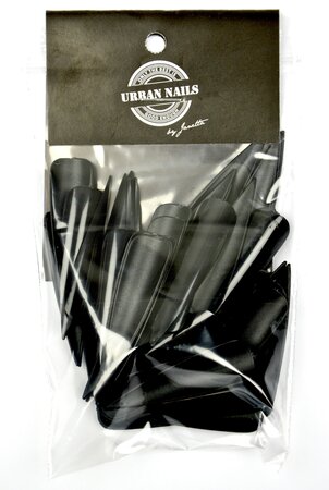 SHOWTIPS STILETTO zwart 72 stuks