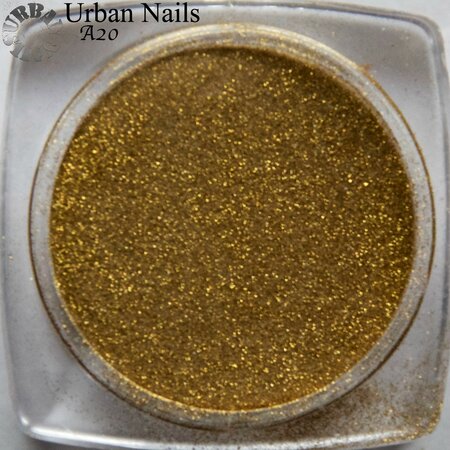 Urban Nails Color Acryl A20 geel goud shimmer