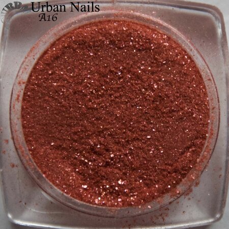 Urban Nails Color Acryl A16 Roodbruine shimmer