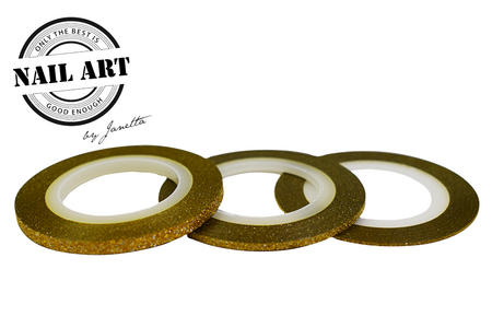 Striping Tape Gold Glitter 1mm