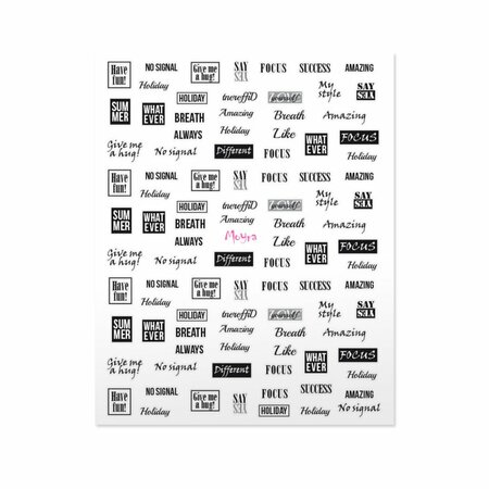 Moyra Matrica Nail art Sticker 10