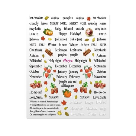 Moyra Matrica Nail art Sticker 19