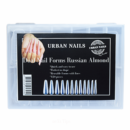 Dual Nail Forms Russian Almond