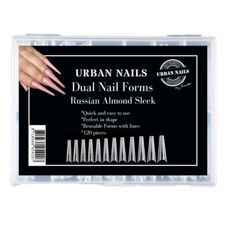 Dual Nail Forms Russian Almond Sleek 