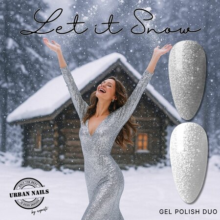 Let it Snow Gel Polish Duo
