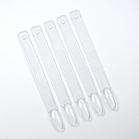 Color Pops Oval Clear 50st