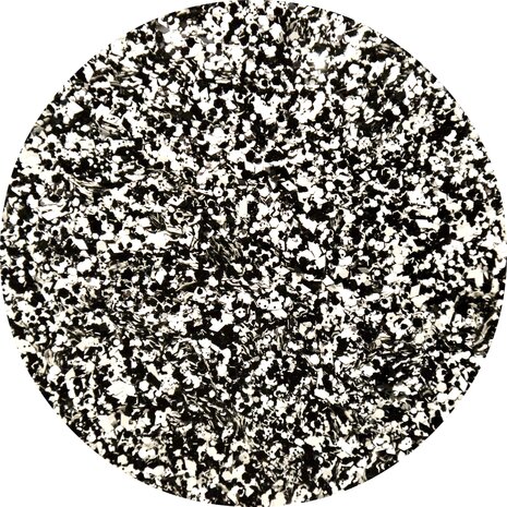 Glitter Line UNG051 Black & white confetti