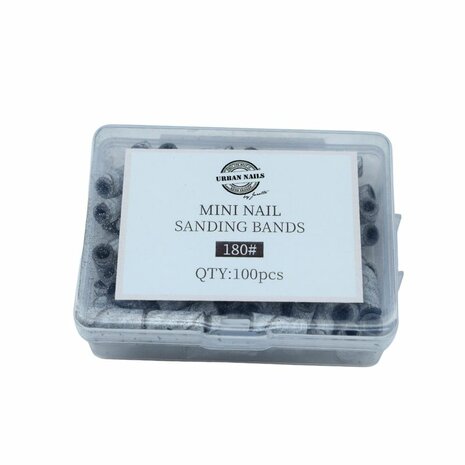 Mini Nail Sanding Bands White 180 grit | 100st