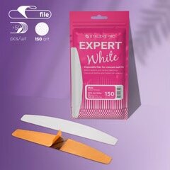 White Disposable Files For Crescent Nail File EXPERT 42 150 grit (50 Pcs)