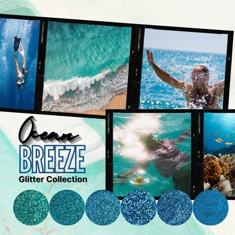 Ocean Breeze Glitter Collection