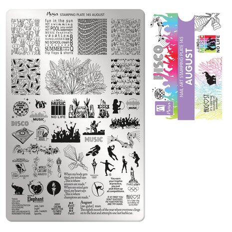 Moyra Stamping Plate 145 August