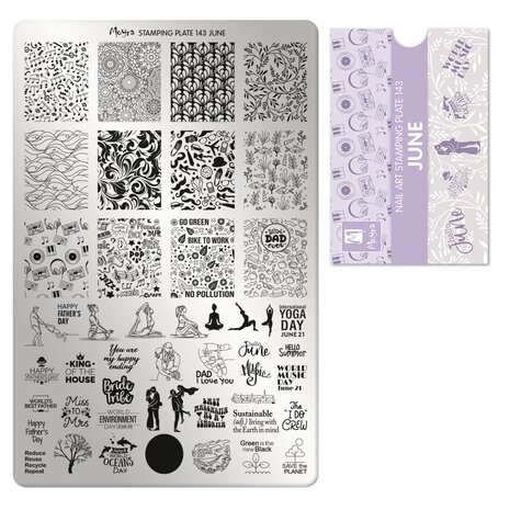 Moyra Stamping Plate 143 June