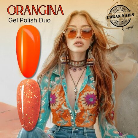 Orangina Gel Polish Duo