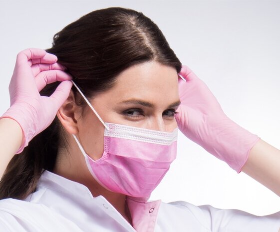 Mondmasker Roze - 50st