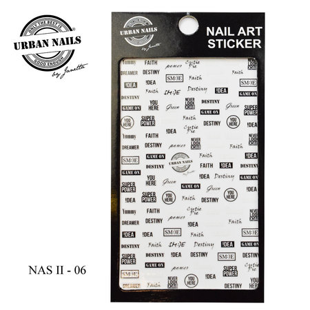 Urban Nails Nail Art Sticker NAS II-6