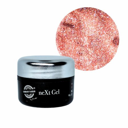 Urban Nails NeXt Gel Sparkle Copper Pot 15g