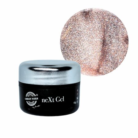 Urban Nails NeXt Gel Sparkle Platinum Pot 15g