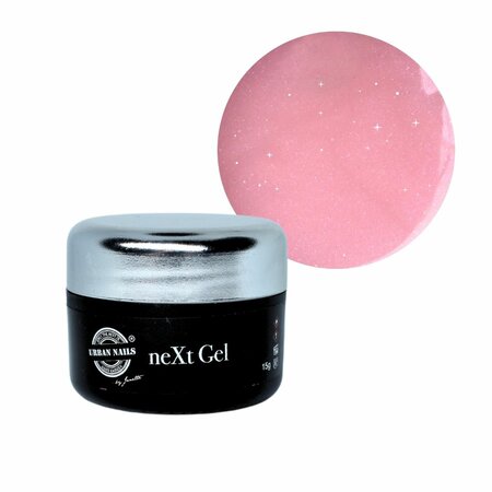 Urban Nails NeXt Gel Sparkle Pink Pot 15g