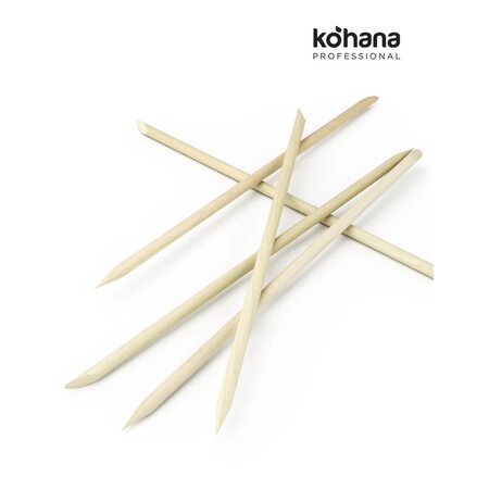 Orange Wood Sticks - 100 stuks