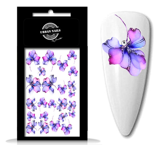Urban Nails Waterdecals Flower Garden 04