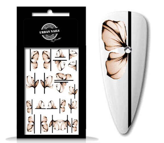 Urban Nails Waterdecals Flower Garden 10