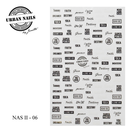 Urban Nails Nail Art Sticker NAS II-6