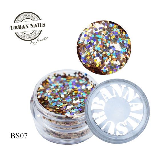 Urban Nails Big Sparkle BS07 Goud