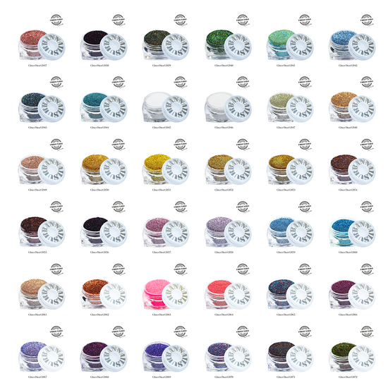 Glitter Dust verzamelbox GD37 t/m GD72