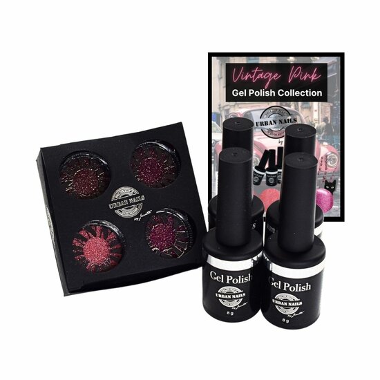 Urban Nails Vintage Pink Glitter Dust Collection