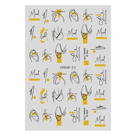 Urban Nails Nail Sticker NSU03